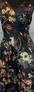 Floral Print pleated dress